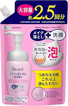 Amazon.co.jp: ビオレ Bioré メイクも落とせる洗顔料 うるうる